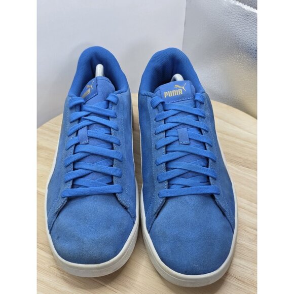 Puma Men's Smash V2 364989-04 Blue Casual Shoes Sneakers Size 11.5 - Picture 4 of 8